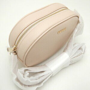 Furla Kara Shoulder Leather Bag Beige Tan
